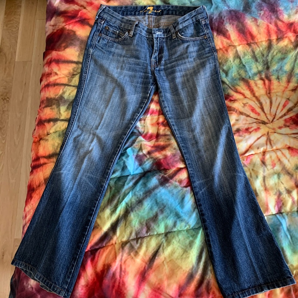 7 for all mankind y2k jeans